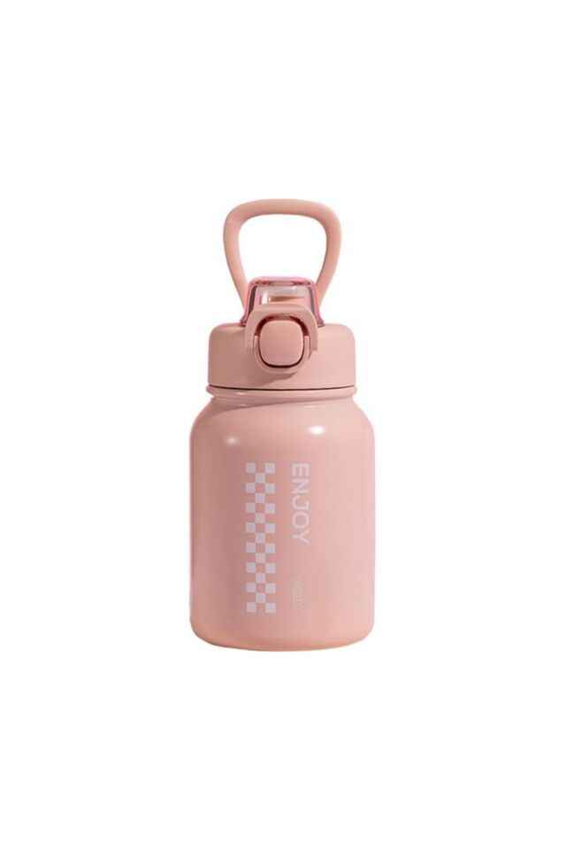 Chees Çelik Termos Matara 600ml Pembe