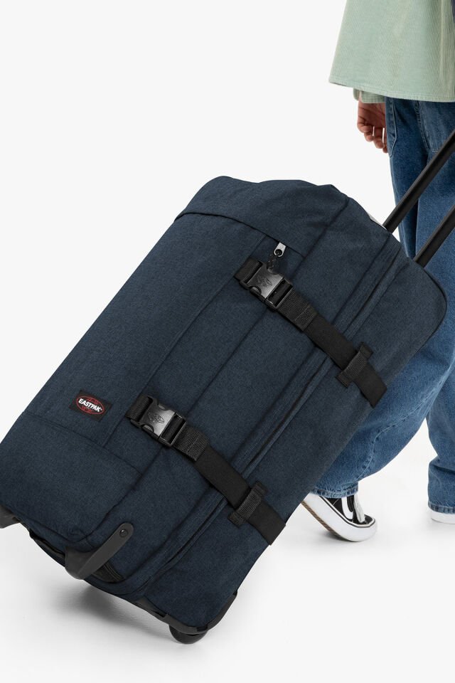Tranverz M Unisex Valiz Triple Denim Lacivert - Orta Boy