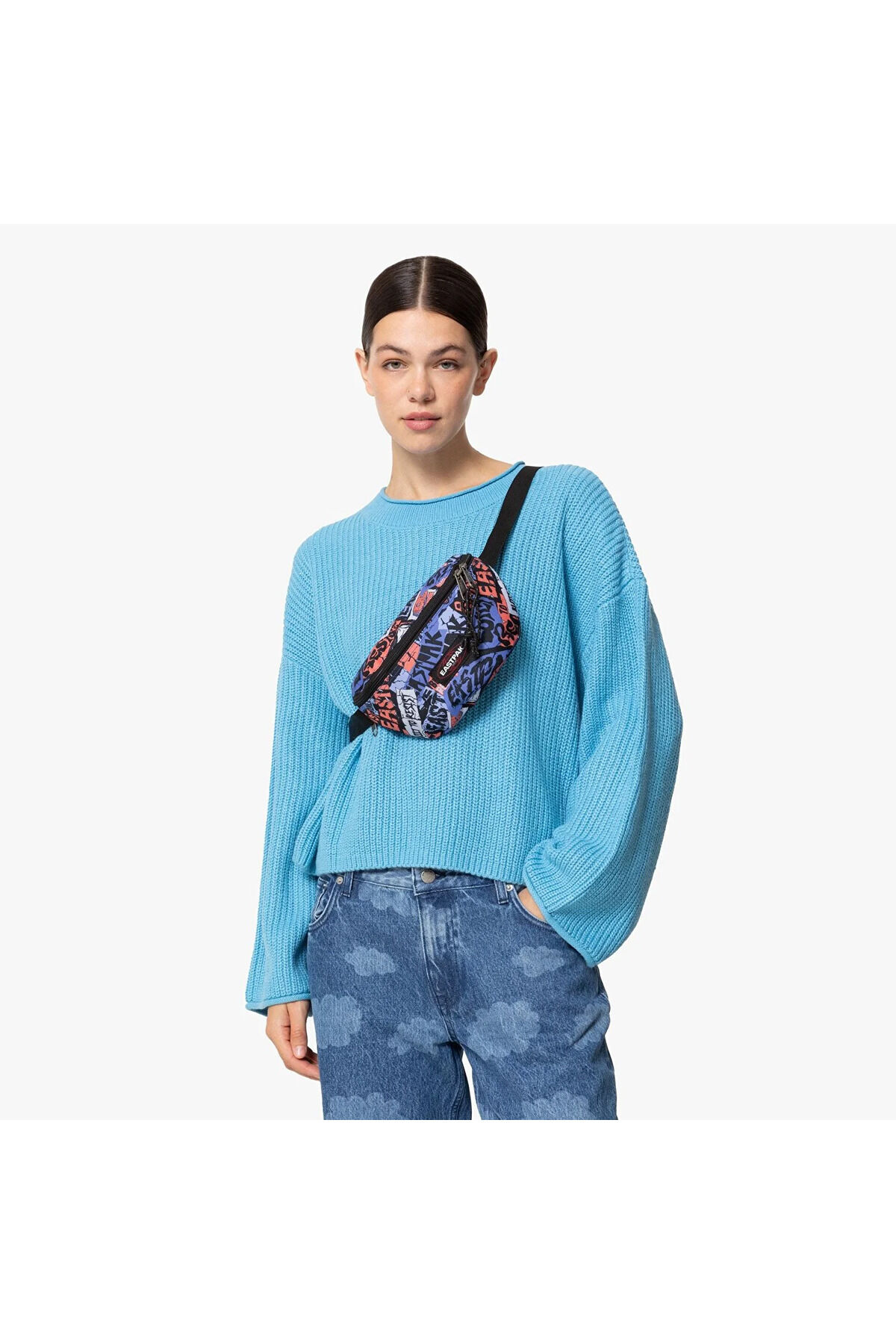 SPRINGER Trash Skate Blue Bel Çantası