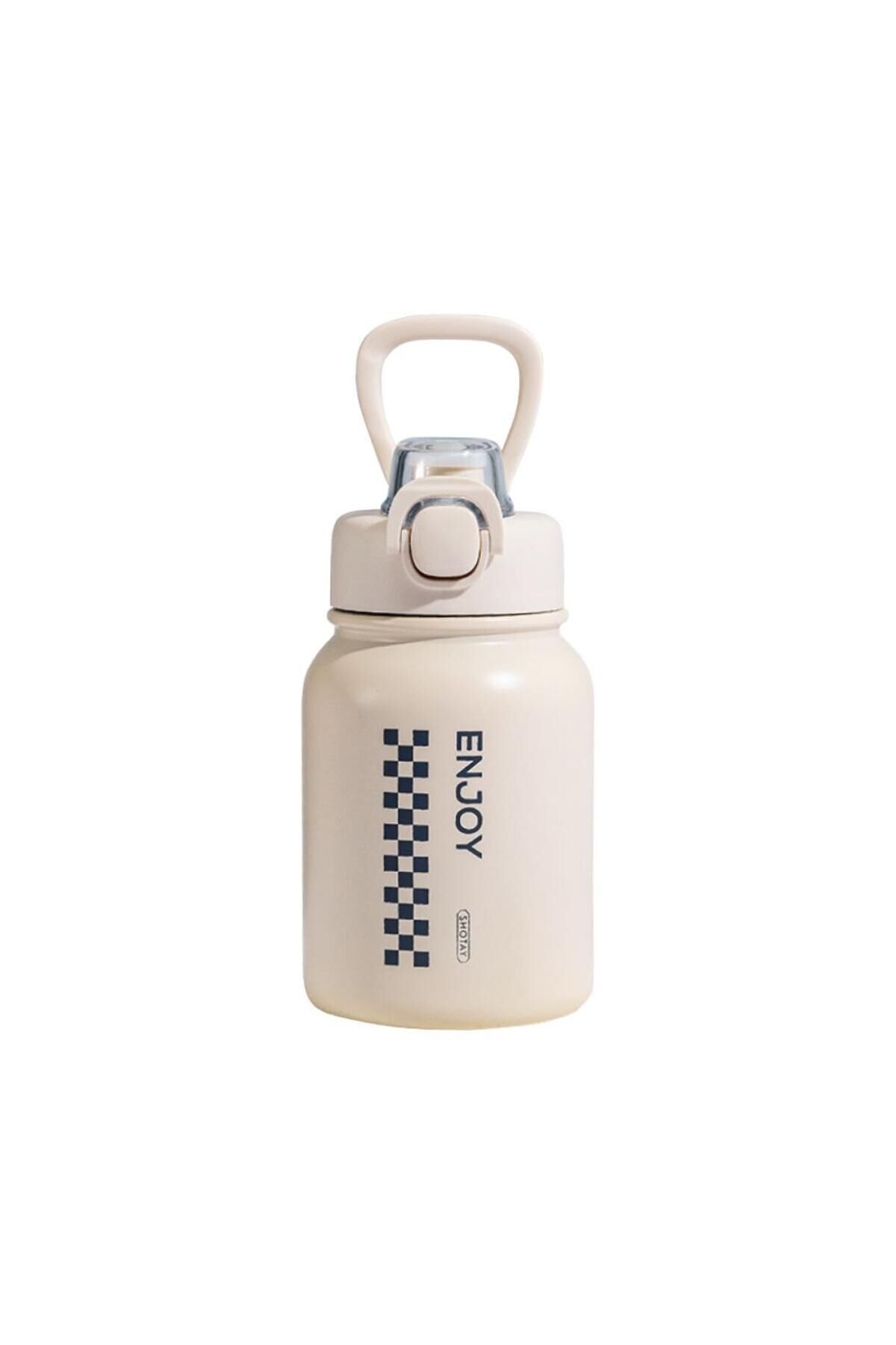 Chees Çelik Termos Matara 600ml Ekru