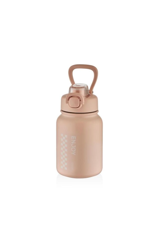 Chees Çelik Termos Matara 600ml Pembe