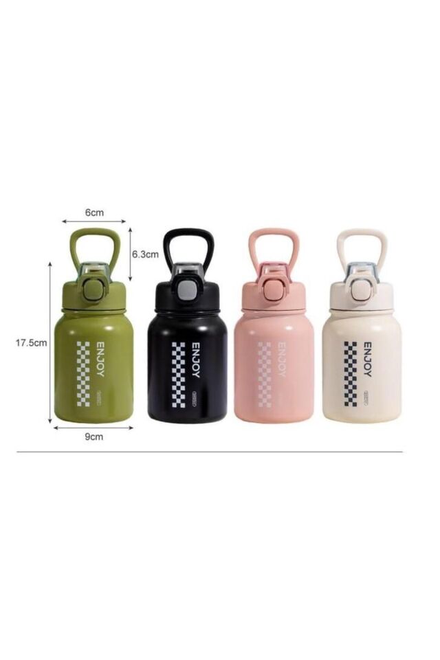 Chees Çelik Termos Matara 600ml Pembe