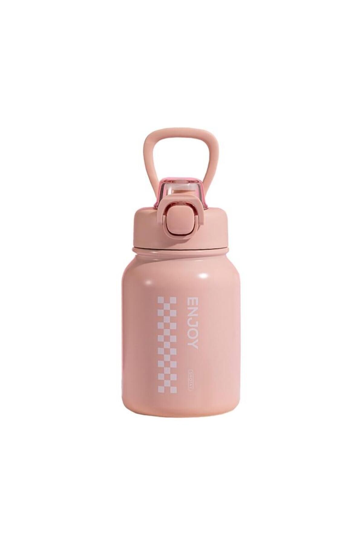 Chees Çelik Termos Matara 600ml Pembe
