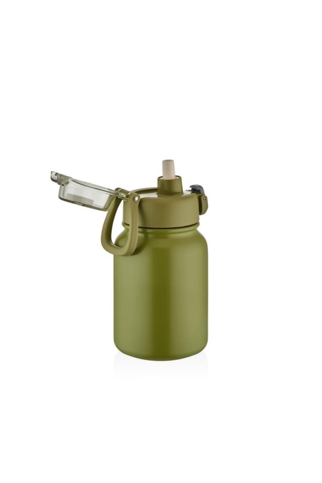 Chees Çelik Termos Matara 600ml Yeşil