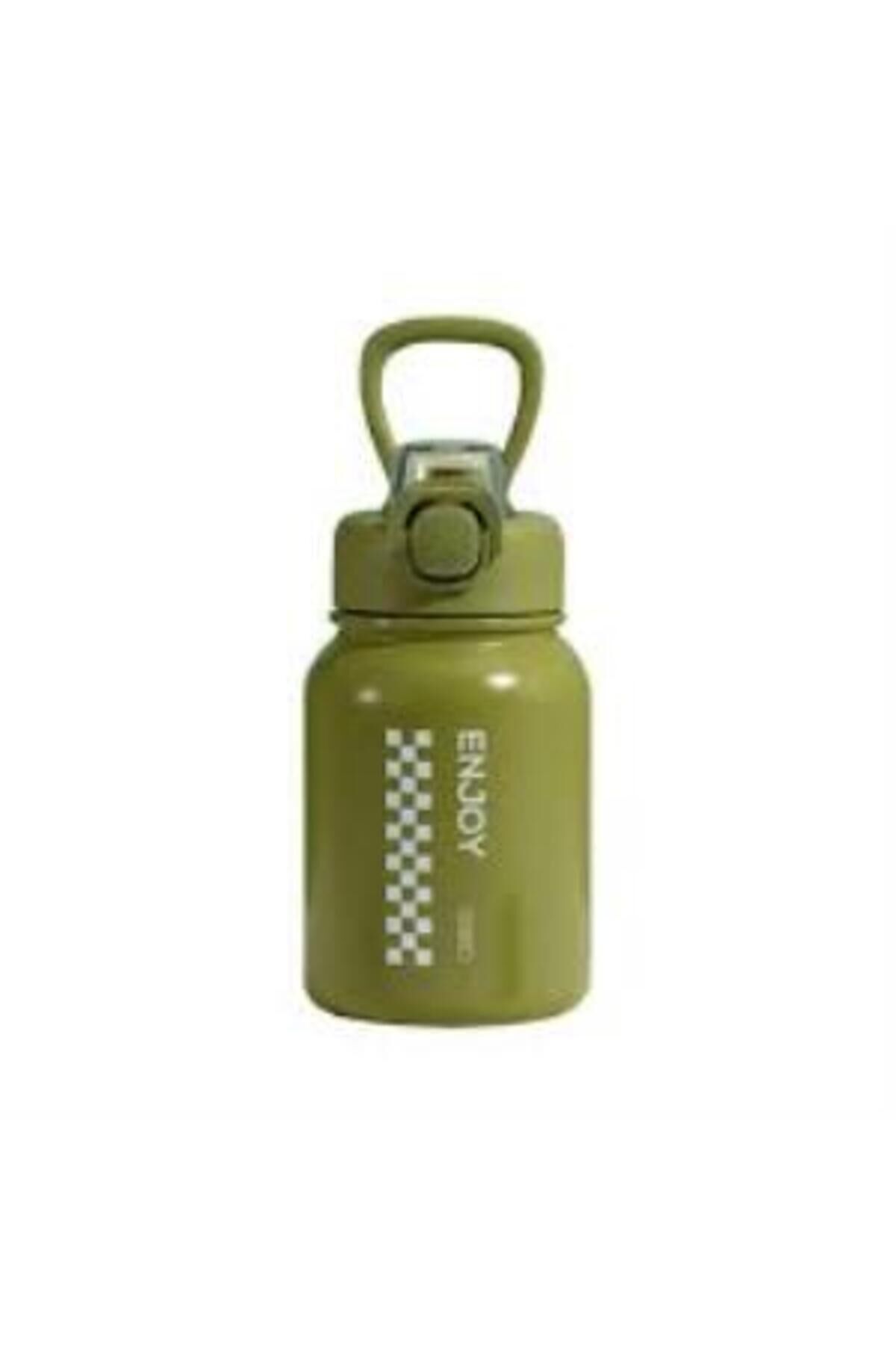 Chees Çelik Termos Matara 600ml Yeşil