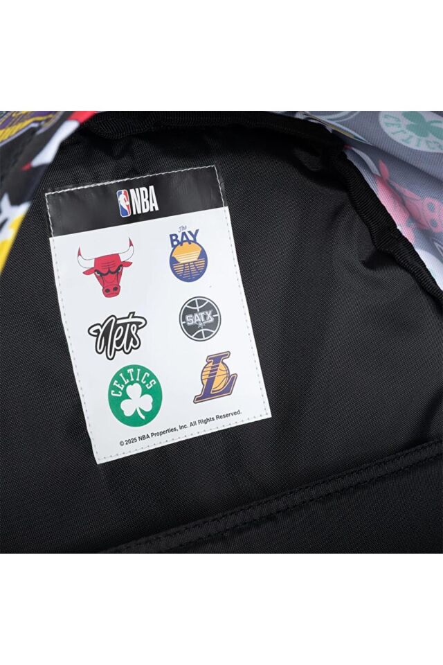 x NBA Sırt Çantası Day Pak'r Laptop Gözlü Team Pattern 5Z6 Çok Renkli