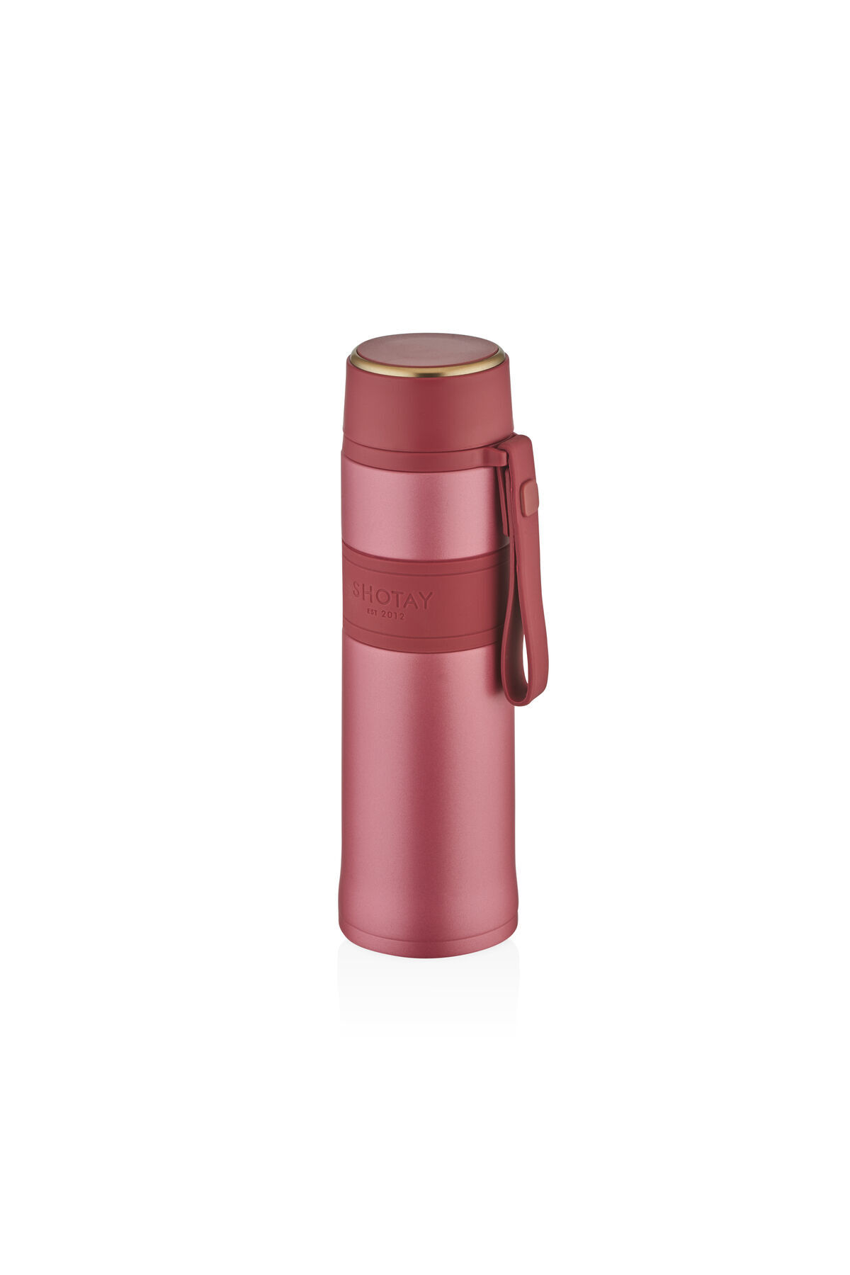 DIAMOND Çift Kat Paslanmaz Çelik Siyah Termos 420Ml Pembe
