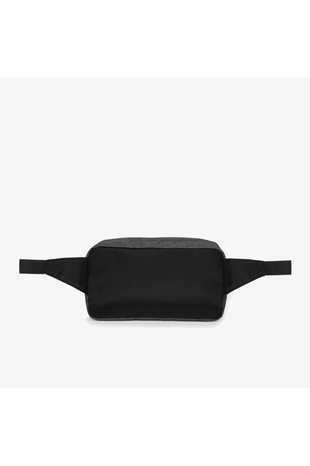 Double Crossbody Unisex Gri Bel Çantası